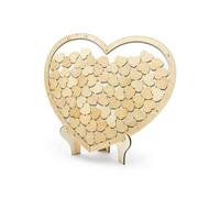 Livre d'or en bois - Coeur, 44x37,5cm