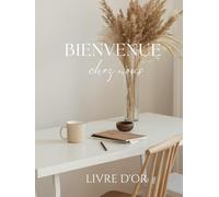 Livre d'or en français et anglais, garder une trace écrite des souvenirs de vos invités Airbnb, idéal pour logement saisonnier comme les gîtes, maison d'hôtes ou hôtel. 120 pages Format A4.