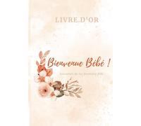 Livre d'or gender reveal - baby shower - fête prénatale - naissance: 100 pages de qualité avec espaces pour photos, vœux et prédiction du sexe de bébé. 50 invités