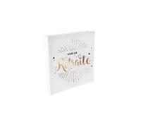 Livre d'Or - GÉNÉRIQUE - Vive La Retraite - Élégant - Blanc - Adulte - Mixte