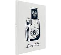 Livre d'or instant 80 pages CEANOTHE Blanc 80 pages - Fabriqué en France Blanc G