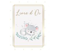 Livre d'or Koala: Baptême, Anniversaire, Naissance, Baby Shower, Communion, Confirmation, Mixte, fille, garçon | Grand format | Animaux d'Australie