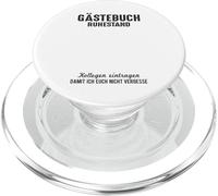 Livre d'or Liste d'invités Retraités Pension de Retraite PopSockets PopGrip pour MagSafe