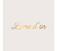 Livre d'Or Mariage: Blanc et Or | Couverture souple | 100 pages | Format carré | communion, baptême, anniversaire, exposition | Style doré, élégant et raffiné
