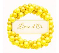 Livre d'Or Mariage Blanc et Or : Guest Book Élégant pour Messages, Conseils, Souvenirs et Photos des Invités | 123 Pages | Papier Crème | Format 21,59 ... vœux, anecdotes et messages de vos proches