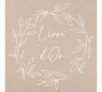 Livre d'Or - Mariage en Bohème: Mariage, Anniversaire, EVJF, Noces, Baby Shower, Pacs, Fête, Baptême, Départ retraite, Location saisonnière, Gîte | ... et vintage | Papier kraft | Thème champêtre