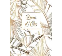 Livre d'Or: Mariage, Noce, Pacs, Anniversaire, enterrement vie de jeune fille: 100 Pages à personnaliser | Motif tropical 'bananier' sur fond blanc | Couverture rigide | Format 21 x 28 cm.