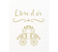Livre d'or: Mariage, Pacs, baptême, anniversaire, EVJF, Baby shower | Or, Doré, Blanc, Romantique | Chic, Amour, Bohème, Champêtre