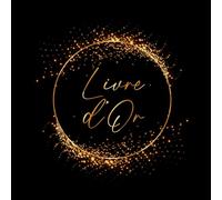 Livre d'Or: Noir et Doré | Mariage, anniversaire, EVJF, EVG, départ, retraite, événement, soirée, fête, Pacs, thèse | 100 pages noires à remplir et personnaliser | Format XXL | Paillettes d'or
