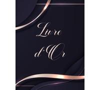 Livre d'or Noir et Rose: Mariage, PACS, anniversaire, enterrement vie de jeune fille, EVJF, Fête, Noces, cérémonie, Noël, baptême, retraite, baby shower, | plus de 200 mots | brillant