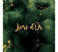 Livre d'Or - Nuage Vert Emeraude: Mariage, Anniversaire, EVJF, Noces, Baby Shower, Pacs, Fête, Baptême, Départ retraite | Mariage thème vert, or, doré ... carré | 100 pages | Look élégant et classe