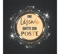 Livre d'or pot de départ collègue: Intérieur Décoré 100 pages Grand Format Carré