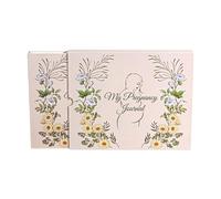 Livre d'or pour shower, enseigne de shower dans le livre d'or | Book Memory Book - Manuel d'enregistrement des étapes Manuel de grossesse Journal Planner pour nouveau-nés