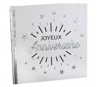 Livre d'or - SANTEX - 6651-4 - Joyeux Anniversaire - Couverture rigide - 20 pages blanches