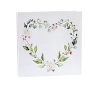 Générique Livre d'or Végétal 24 cm Blanc Mariage Mixte