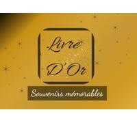 LIVRE D'OR-SOUVENIRS MÉMORABLES Édition Prestige Or: Pour remises de diplômes, anniversaires, mariages, baptêmes et naissances