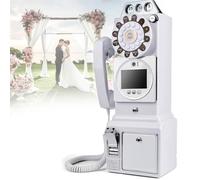 Livre d'or Vidéo Audio sur Carte SD 32GB avec Objectif - Enregistrement 1080p pour Mariages Et événements - Capturez des Messages Et des Moments Inoubliables,White