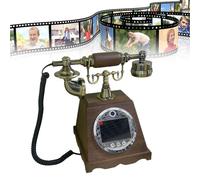 Livre D'Or Vidéo Et Audio Créatif, Livre D'Or Vintage Pour Téléphone De Mariage, Livre D'Or Vidéo Et Audio Pour Téléphone, Écran 3,5 Pouces, Enregistrement Par Objectif, 99 Photos Personnalisées B