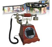 Livre D'Or Vidéo Et Audio Créatif, Livre D'Or Vintage Pour Téléphone De Mariage, Livre D'Or Vidéo Et Audio Pour Téléphone, Écran 3,5 Pouces, Enregistrement Par Objectif, 99 Photos Personnalisées A