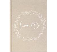 Livre d'Or: Vintage Kraft Look à couverture rigide pages blanches