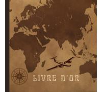 Livre d'or voyage carte du monde: Livre d’Or Mariage Voyage : Vintage | couverture souple | grand format carré | 100 pages vierges blanches | Mariage ... Maison d'hôtes, Vacances, Gîte, Résidence