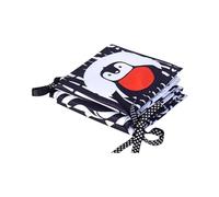 Livre Doux Noir Et Blanc, Livres En Tissu Pour Nourrissons Avec Papier Intégré, Livre Sensoriel À Tout-petit À Contraste, 15 * 14cm / 5,90 * 5,51, 54g, Pour La Stimulation De La Vision, Lavable