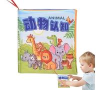 Livre Doux pour Bébés,Livres en Tissu pour Bébés, Livre en tissu doux Livre doux pour bébés Livre en tissu doux, Livre froissé pour bébés, livre éducatif en tissu doux pour bébés à tirer, mâcher, sais