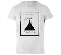 Livre Dracula De Bram Stroker T-Shirt Femme Basic Coton Gris Basic Cotton Grey Women's T-Shirt