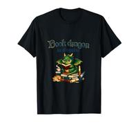 Livre Dragon en Costume Mignon Dragon en Train de Lire T-Shirt