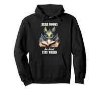Livre Dragon Read Books Be Kind Stay Weird Reader Humour Sweat à Capuche