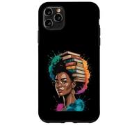Livre drôle Couronne Reine Noire Sagesse Puissance Art Afro Femme Homme Coque pour iPhone 11 Pro Max