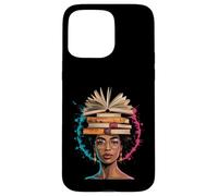 Livre drôle Couronne Reine Noire Sagesse Puissance Art Afro Femme Homme Coque pour iPhone 15 Pro Max