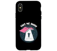 Livre drôle OVNI Take Me Away - Livres d'amour pour Les Livres de Livres Coque pour iPhone X/XS