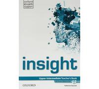 Livre du professeur Insight Upper Intermediate avec disque de ressources pour le professeur