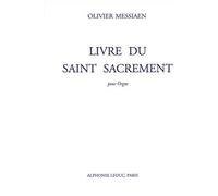 Livre du saint sacrement pour orgue