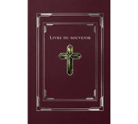 Livre du souvenir: Édition reliée premium pour messages de condoléances, hommages et souvenirs