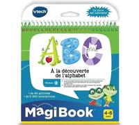 Livre éducatif interactif VTech Magibook ABC Niveau 2 Lettres et Sons 32 pages Multicolore