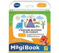 VTech - MagiBook, Livre Éducatif Enfant Niveau 1 J'apprends Les Formes et Les Couleurs, Pages Illustrées et Interactives, Cadeau Garçon et Fille de 2 Ans à 5 Ans - Contenu en Français