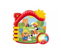 Livre Électronique - Chicco - Abc Livret Parlante - Bilingue - 9 Pages Illustrées - Rouge