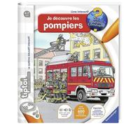 Ravensburger – Livre interactif tiptoi Je découvre les pompiers – Sans écran – Dès 4 ans – 00694