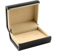 Livre élégant Design Boutons De Manchette Paire Cravate Pince Bijoux Rangement Boîte De Voyage, D