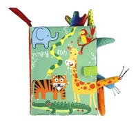 Livre en Tissu d'Apprentissage Précoce pour Bébé - Marque Inconnue - Puzzle Papier, Hochet - Âge de 0 à 36 Mois