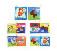 Livre En Tissu Doux Pour Bébé De 0 À 12 Mois, À Bruissement, Silencieux, Apprentissage Précoce, Jouets Éducatifs, Hochet