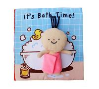 Livre En Tissu Doux Pour Bébé, Jouet, Premier Livre Interactif Pour Enfant, Développement Cognitif Précoce, Éducation, Salle De Bain, Livre Silencieux