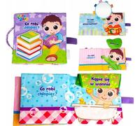 Livre en tissu Jolly Baby Que fait un garçon ?
