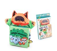 Livre En Tissu, Jouets Éducatifs Montessori Pour Bébé, Enfant Et Nouveau-Né, Matériau Doux, Adapté À Un Âge De 0 À 12 Mois,