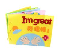 Livre En Tissu Non Tissé Recyclable Pour Enfants, Pratique, Exercices D'Apprentissage, Puzzle, Jouets D'Intelligence, Cadeaux