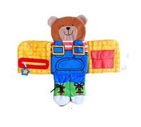 Livre En Tissu Pour Bébé, Jouets Éducatifs Montessori, Livre En Tissu, Poupée Douce, Apprentissage Des Compétences De Vie, Jouets Pour Tout-Petits