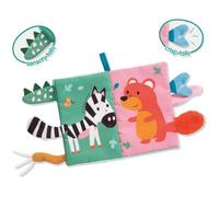 - Livre en tissu sensoriel avec queues d'animaux