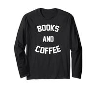 Livre et café Amant Lecture Nerd Manche Longue